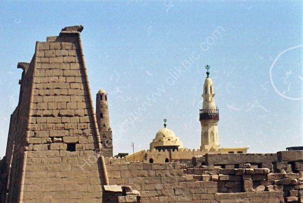 Pylon Entrance to Luxor Temple, Luxor